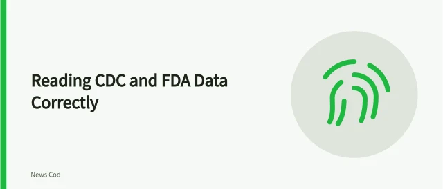 Fact-checking card on CDC and FDA health dataset claims. What CDC and FDA datasets actually say about health claims