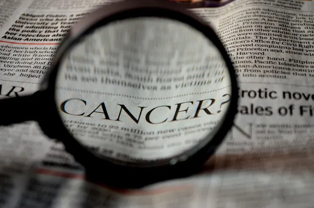 cancer, newspaper, word, magnifier, magnifying glass, loupe, reading, zoom, disease, health, illness, medicine, definition, lymphoma, melanoma, carcinoma, gray health, gray reading. How to check an unfamiliar account and viral post