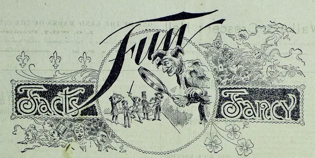 "Fun" newspaper, New Orleans 13 May 1899: Masthead. Source and claim verification checklist for reporters