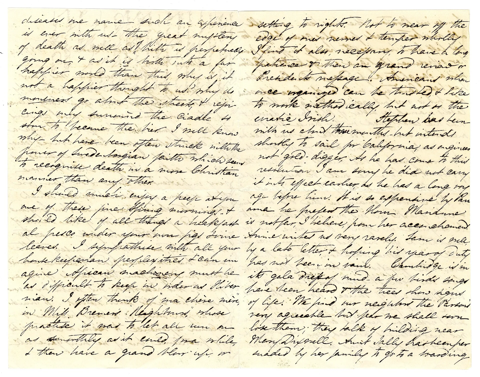 Manuscript letter Archives Number: 1011/002.001-019#003 Cambridge March 18th 1849. Dear Mary, Most welcome news from you, by your own pen, for we were by no means satisfied with your long silence at the very time we were most anxious to hear of your well-being, &, although a few days before your let. Source evaluation guide: mapping claims