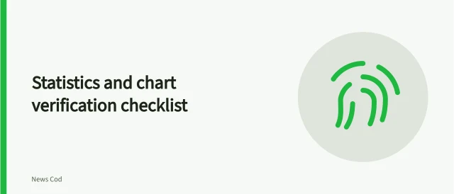 Checklist for verifying statistics, charts, data provenance, calculations, and uncertainty. Statistics and chart verification checklist