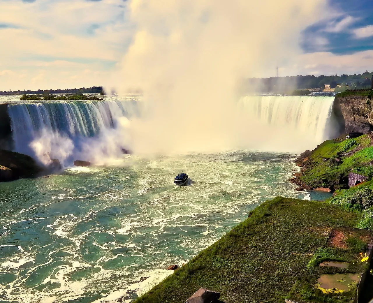 niagara, waterfall, canada, ontario, falls, usa, nature, water, river, border. How to check US Canada border and trade claims with CBP and Census data
