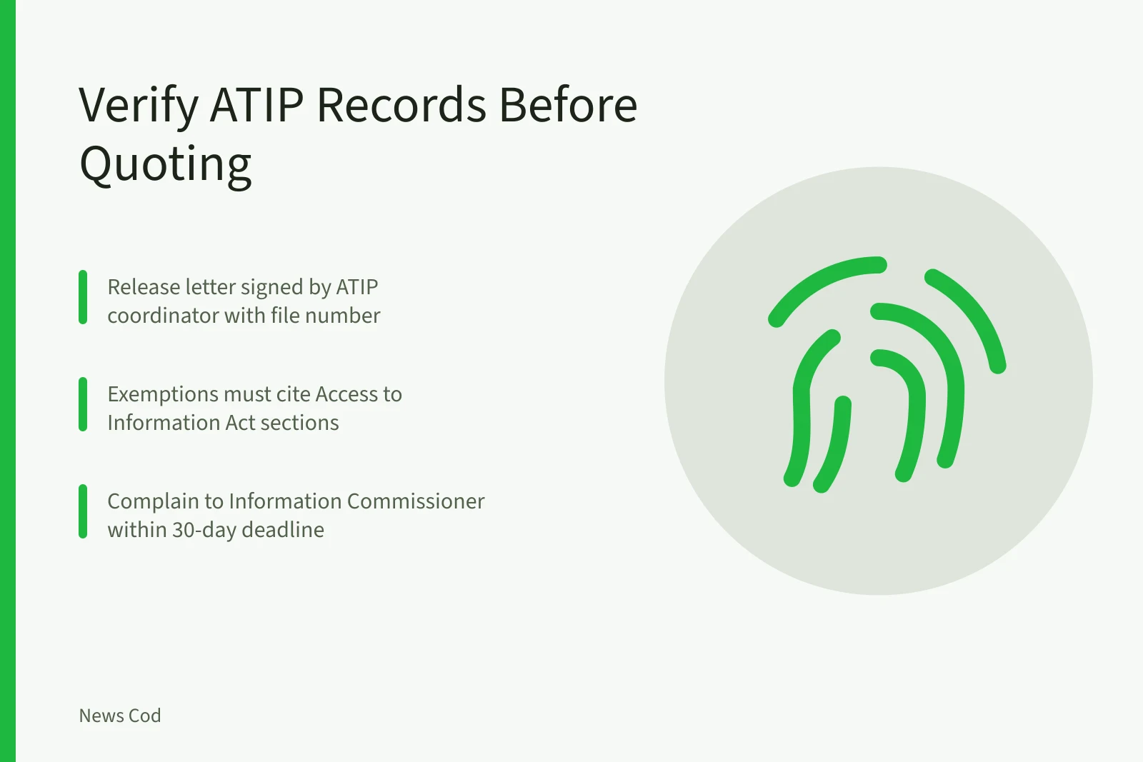 Checklist for verifying Canadian ATIP release letters and file numbers. Is That ATIP Response Real? How to Verify Access to Information Records