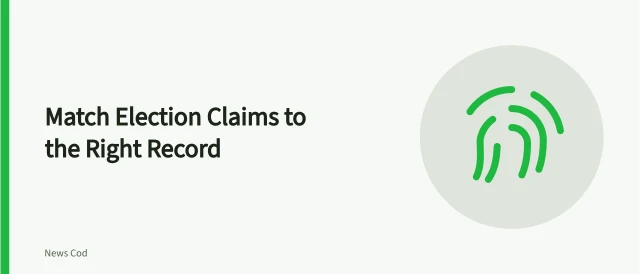 Checklist sorting election claims into FEC, county, and state records. How to check US election claims with FEC filings, county clerks, and state offices